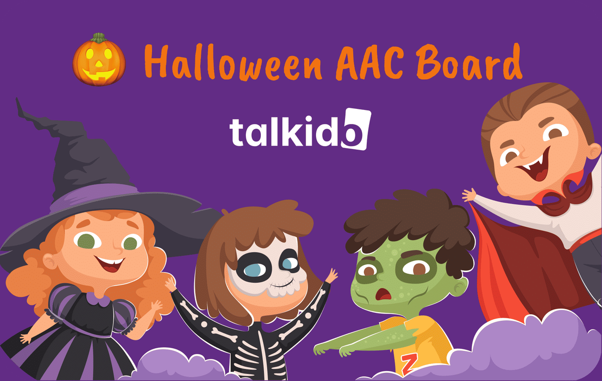 Talkido Halloween AAC Board